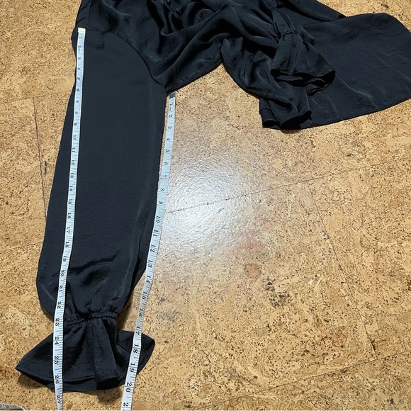 Paige Resa Black Satin Blouse Sz XL - Picture 11 of 11